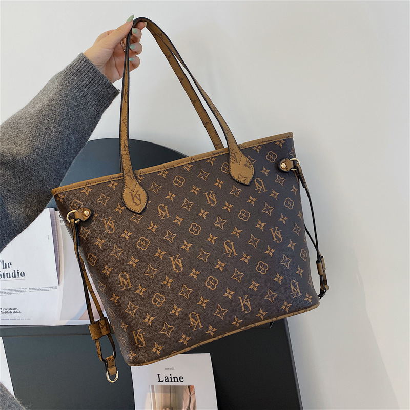 Printed for Women 2022 New Fashion High Capacity Shoulder Versatile Tote Leisure Shopping Bag