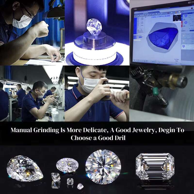 OEM Wholesale Promise Marriage Minimalist Stone Ring Stylish Thumb Pure Silver Women Wedding Moissanite Engagement Rings