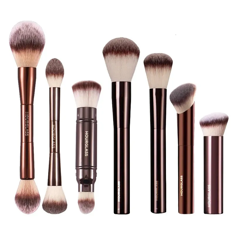 Makeup Brushes Face Large Powder Blush Foundation Contour Highlight Concealer Blending FINISHING Retractable Cosmetics Tools Brush