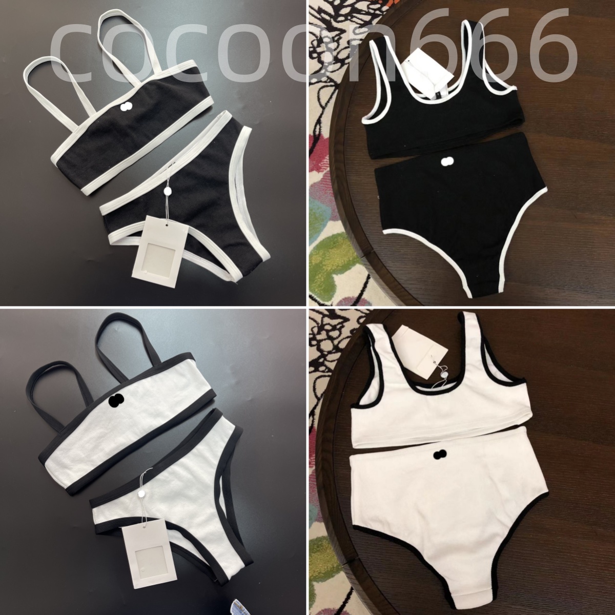 Summer Beach Sunshine high-end luxury women's swimsuit designer bikini C letter diamond stitching sexy one-piece swimsuit two-piece bikini swimsuit