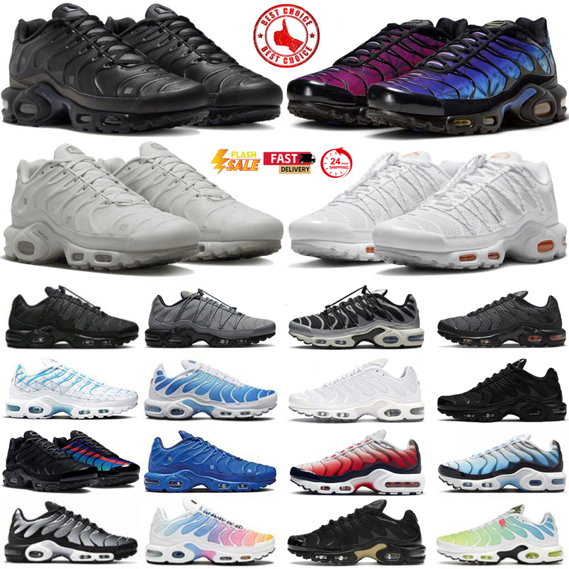 Designer tn plus tns mens running shoes Triple White Black 25th Anniversary Atlanta Grey Reflective House Blue Onyx Stone Men Women Trainers Sports Sneakers Sneaker