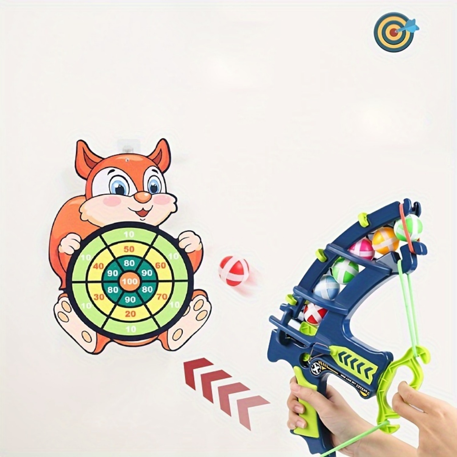 Red Fox Sticky Target Ball Set with Multiple Play Modes - Safe, Durable, and Fun for Parties and Family Gatherings