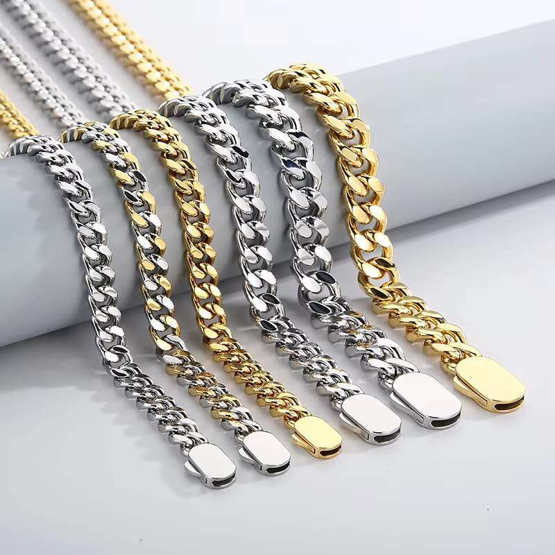 Iced Chains Big 18Mm 18Inch Silver Vvs Wholesale 6Mm Moissanite Ken White Gold Cubic Zirconia Cuban Link Chain With Pendants