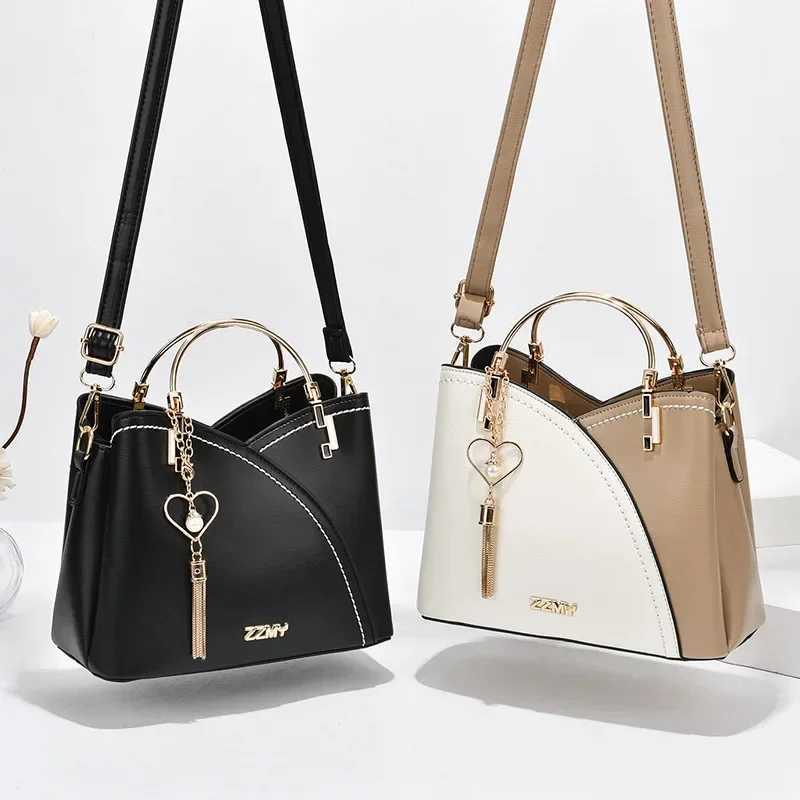 Womens handbag patch work shoulder messenger office work PU leather womens handbag womens handbag fashion elegant shoulder bag Z250509-1