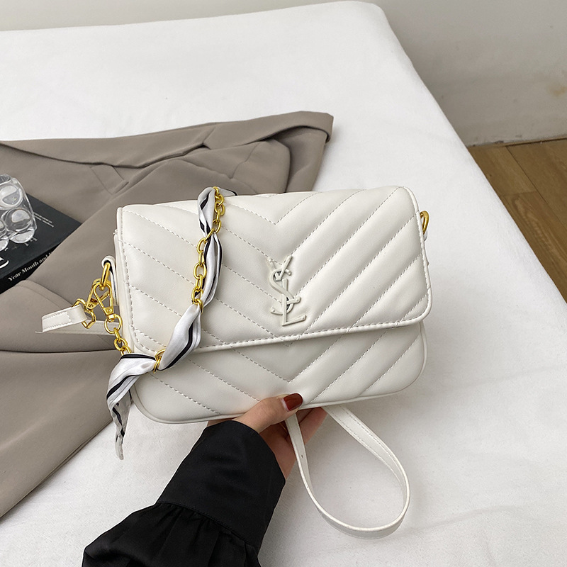 Hot New Korean - Style Women's Luxury Small Bag Designer Grid Chain Shoulder / Crossbody Bag Versatile Fashion Free shipping
