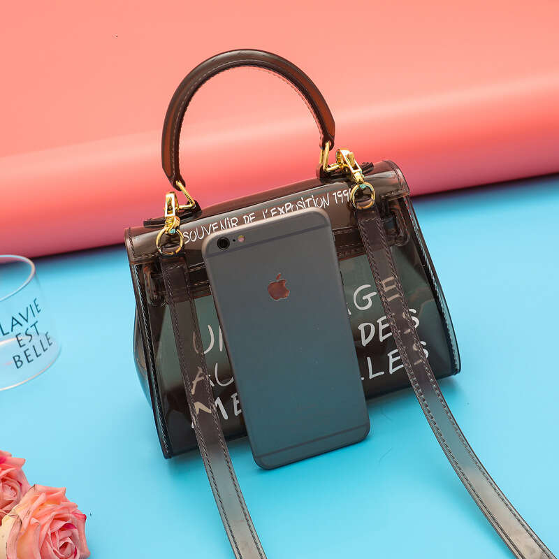 designer bag Jelly Summer New Trendy Fashion Transparent Handbag Personalized Simple and Versatile Single Cross Shoulder Women's Bag