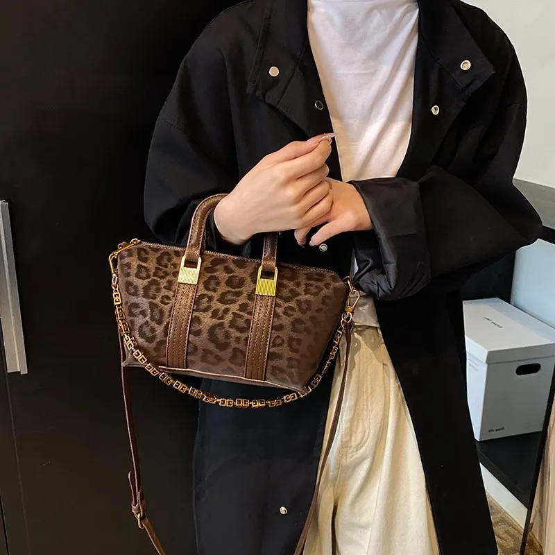 designer shoulder bags for womans ladies female flap leopard print fashion square bag handbag women crossbody bag