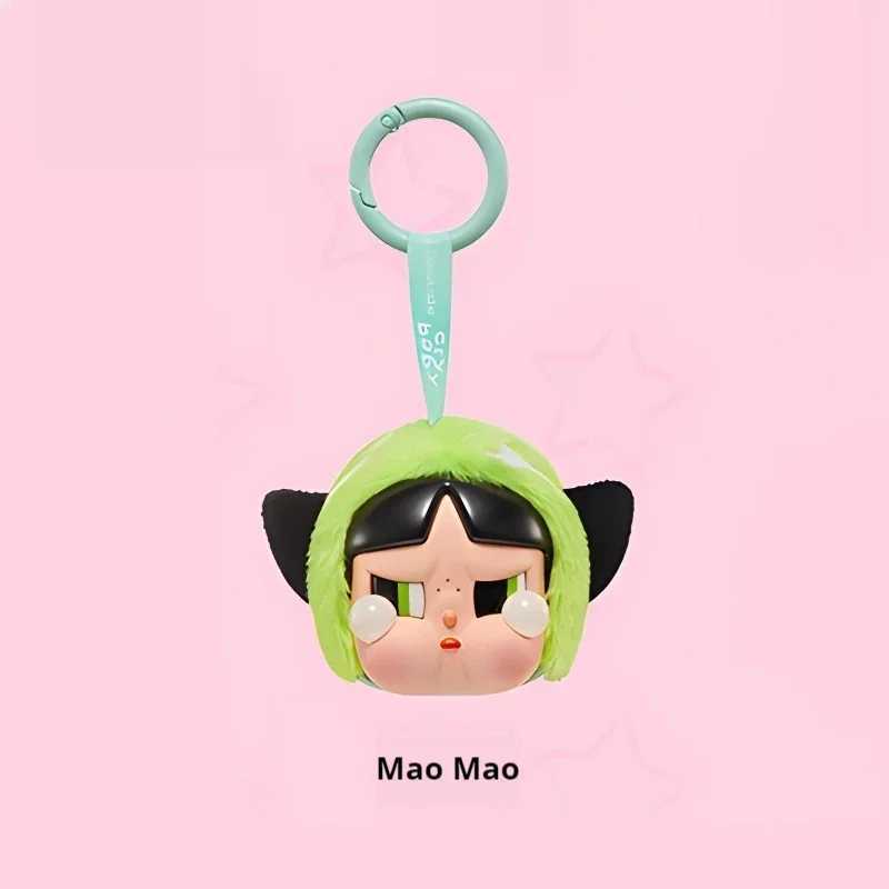 1 1 reissue Crybaby Powerpuff Girl Series Plush Doll Keychain Bags Pendant Room Decoration Birthday Gift Mysterious Box Kid ToyT250510