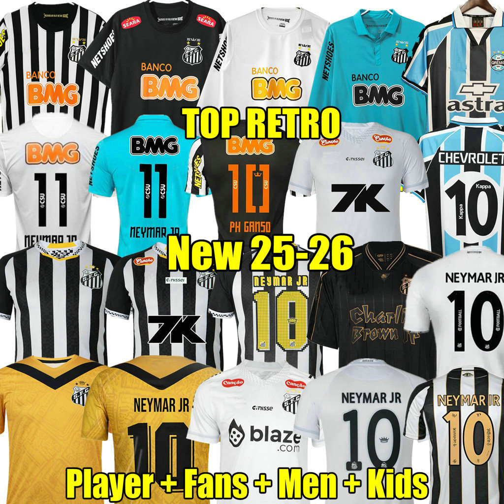 2012 2013 santos retro soccer jerseys 2025 GUILHERME SOARES THACIANO LEO GODOY VERON W.BIGODE FURCH ROLLHEISER BARREAL 24 25 26 football shirt men kids kits socks se