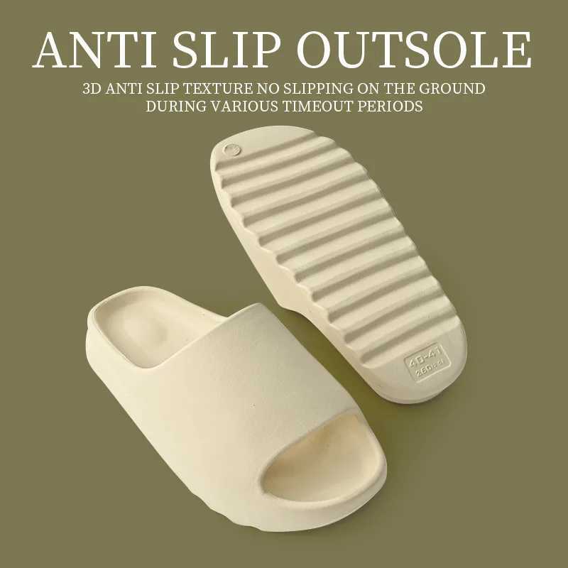 High quality EVA soft thick soled slippers warm summer Fi wearing slippers sandals mens beach shoes Z250429