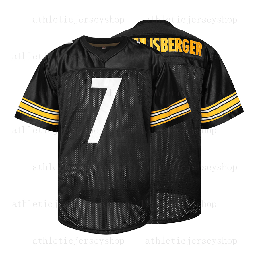 7 Roethlisberger Football Jerseys Custom any name any number Men Women Youth stitched