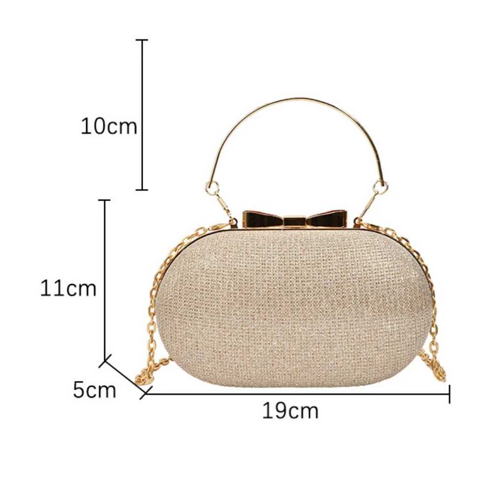 Pleated Evening Handbag Women Top Handle Glitter Day Clutch Ladies Wedding Dinner Dressed Clip Bag Diamond Party Purse New Z250510