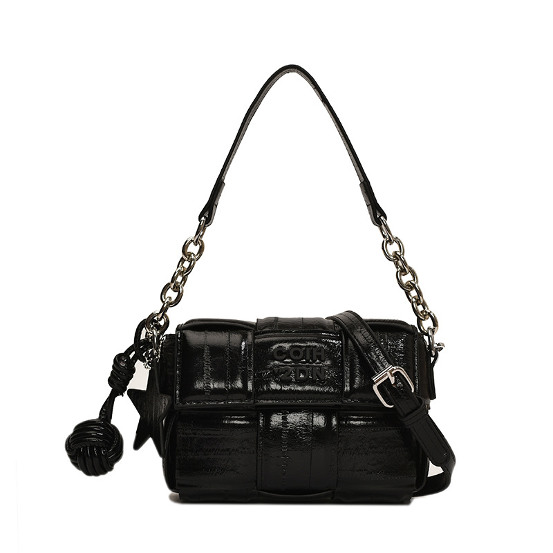 Designer Bag Luxury Bag Bestselling Chain Accent Square Convertible Shoulder Bag Shoulder Crossbody Purse