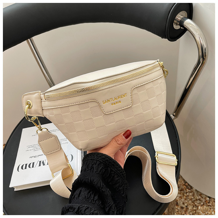 Ins Hong Kong - style small bags for women, popular new styles trendy and fashionable fanny packs internet - celebrity Korean - style wide - strap cro