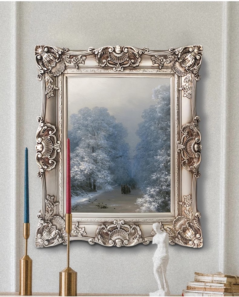 Vintage Picture Frame 8x10 Inch, Antique Ornate Photo Frames with Glass Front, Retro Carving, Tabletop & Wall Hanging, Photo Gallery, Gift Ideas, Gold