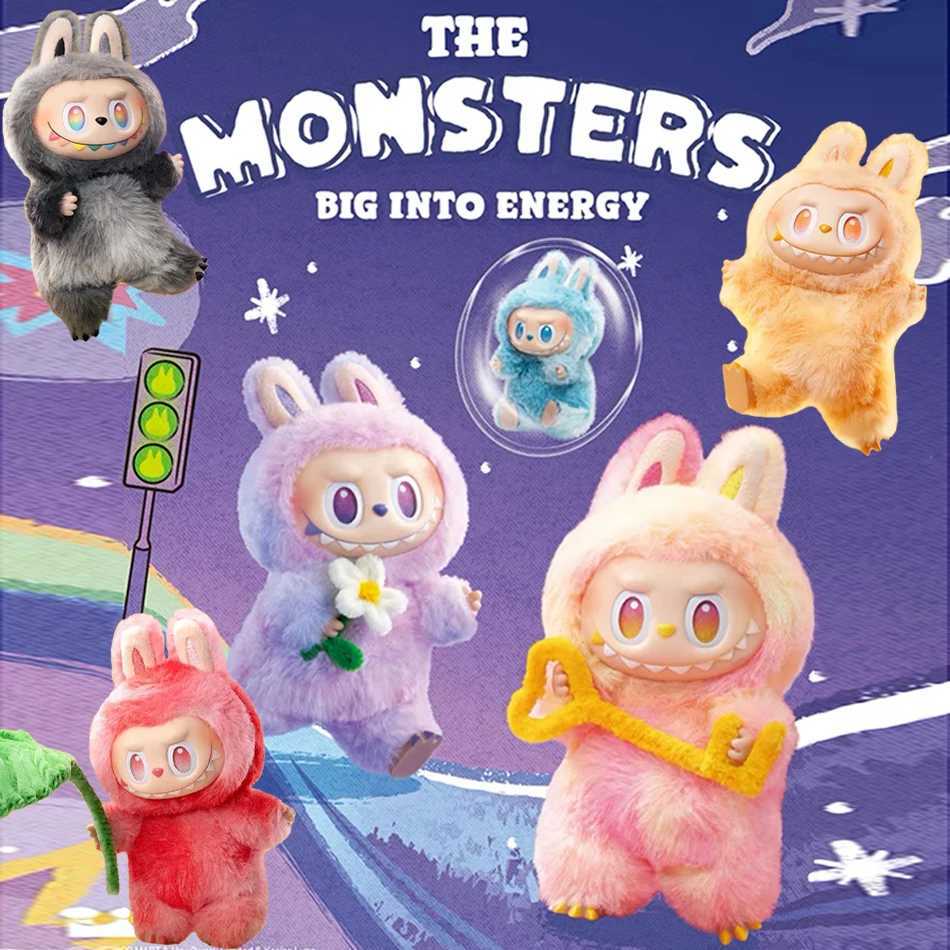 100% Original Labubu V3 Blind Box Big Into Energy The Monsters Pendant Action Figure Genuine version Labubu Doll Anime FigurineT250520