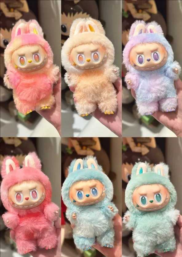 Labubu Monster V3 2 Collection Series Blind Box Teddy Vinyl Toy Animated Character Face Doll Mystery Surprise Keychain Kids GiftT250512