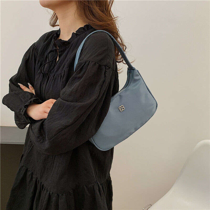 Oxford Spinning Underarm Fashion Solid Color Zipper Women's Bag 18-25 Year Old Youth Trendy Versatile