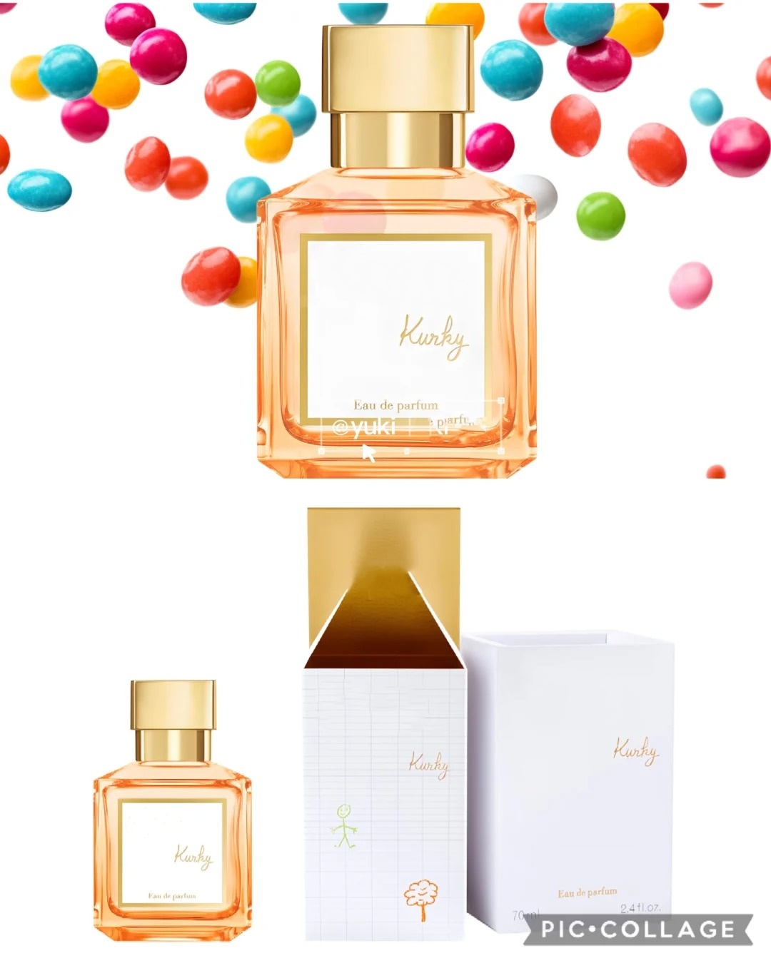 The taste of childhood kurky 70ml/2.4fl.oz Cologne for Woman Incense Fragrance Parfum Lasting Body Spary Perfume Quality Parfum Woman