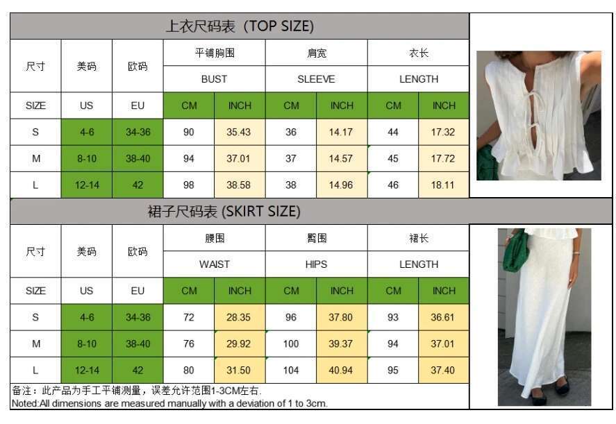 2025 Summer Cotton Linen Women Long Dress Suit White Sleeveless Top Elegant Skirt Set Female New Holiday Beach Clothes Vestidos Designer