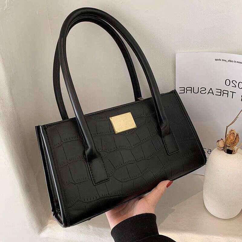 Fashion Women's Large Capacity 2025 New Trendy Versatile High end Western Style Single Shoulder Underarm Small Square Bag