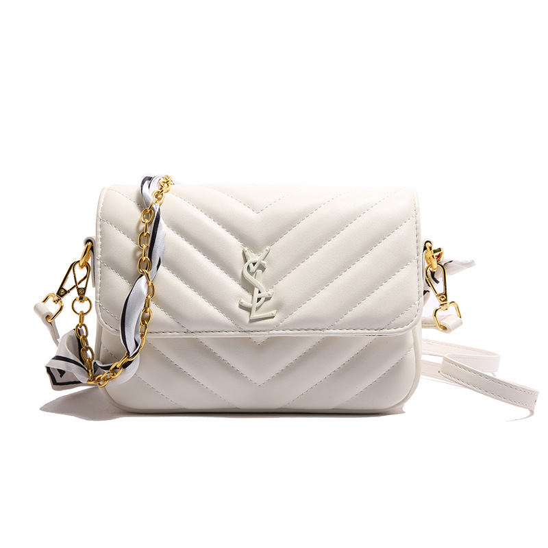 Hot New Korean - Style Women's Luxury Small Bag Designer Grid Chain Shoulder / Crossbody Bag Versatile Fashion Free shipping