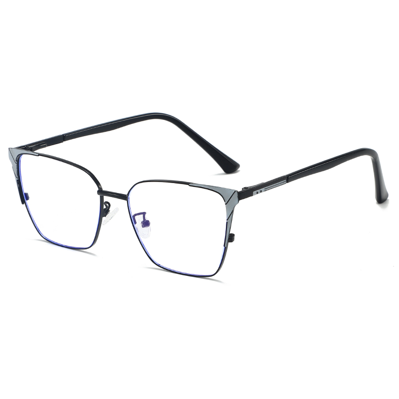 New Men Womens Sunglasses Hundred Matching Anti Blue Reading Glasses Metal Eyeglasses Frame net Red Vegan Face Repair Designer Decorative Glasses Can 