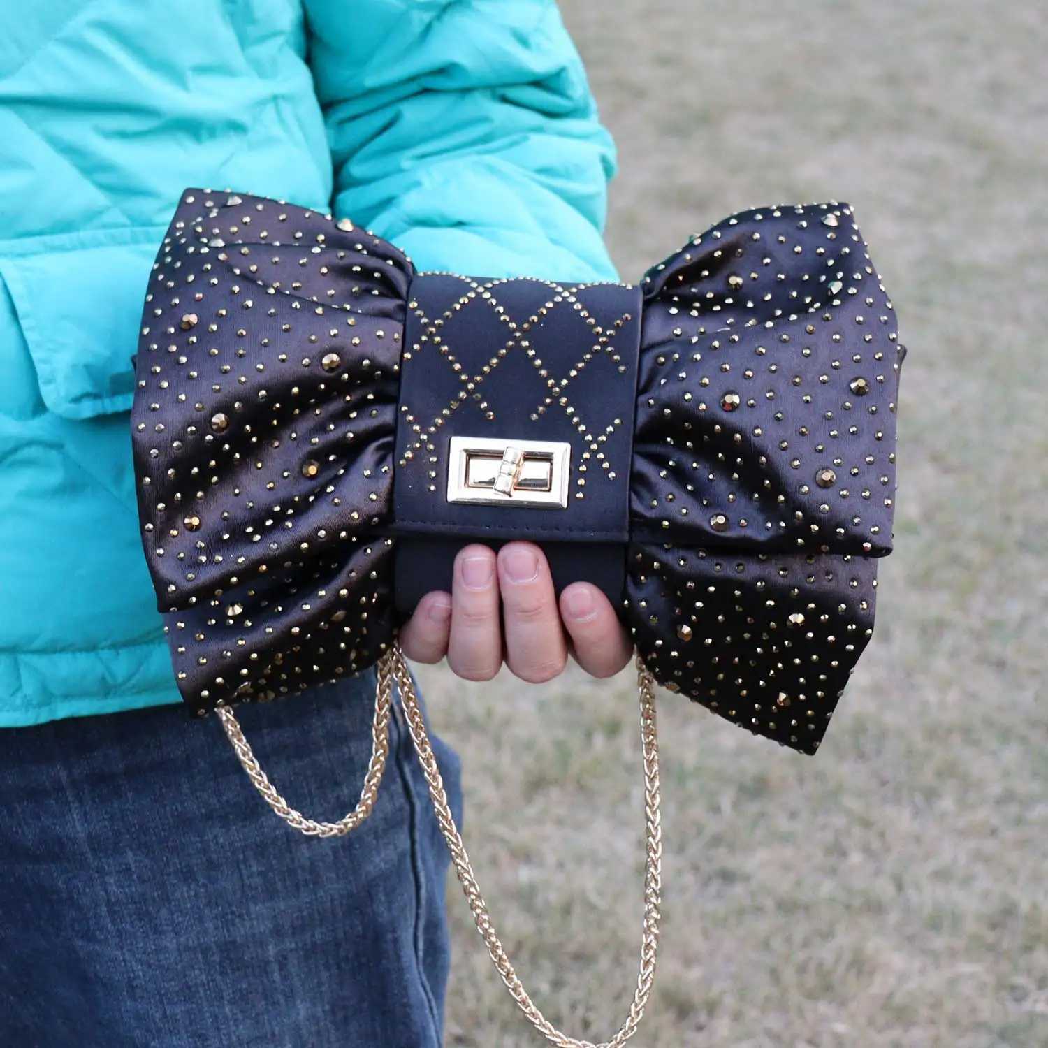 Classic Night Banquet Bag Cheaper Grace Bowknot Silks Women Evening Bags for Pochette Prom Clutch Bags Ladies Purse Handbags Z250512