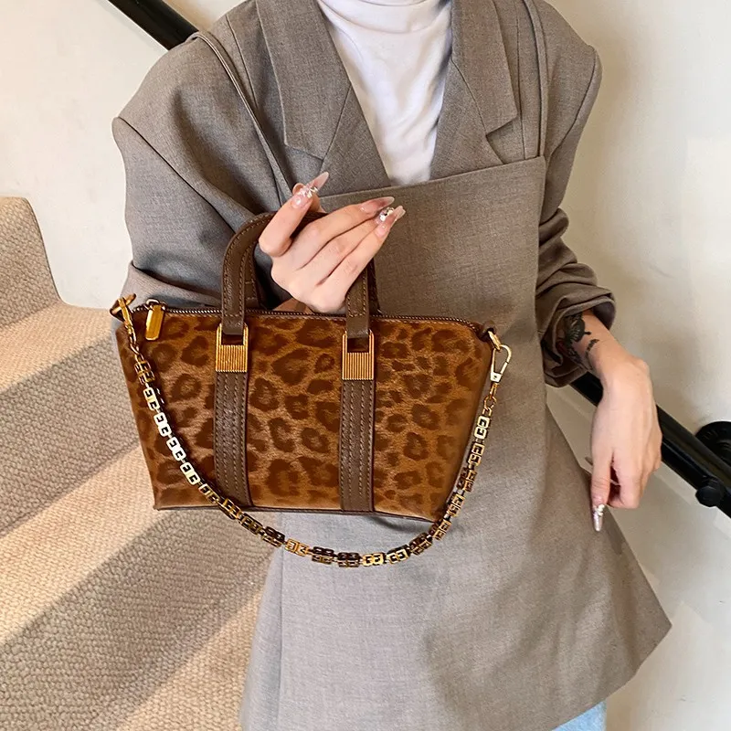 designer shoulder bags for womans ladies female flap leopard print fashion square bag handbag women crossbody bag