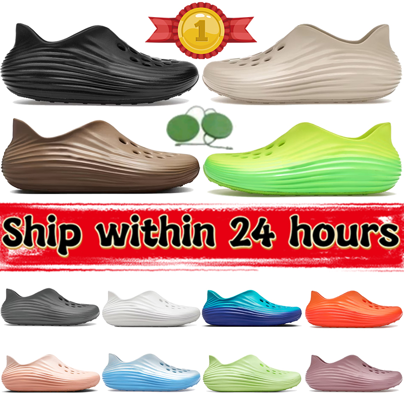 Hot Designer Men Women slides Slippers ReactX Rejuven8 Sliders Platform Sandals Triple Black Light Orewood Brown Khaki Mens Womens Summer Outdoor Casual Sandal