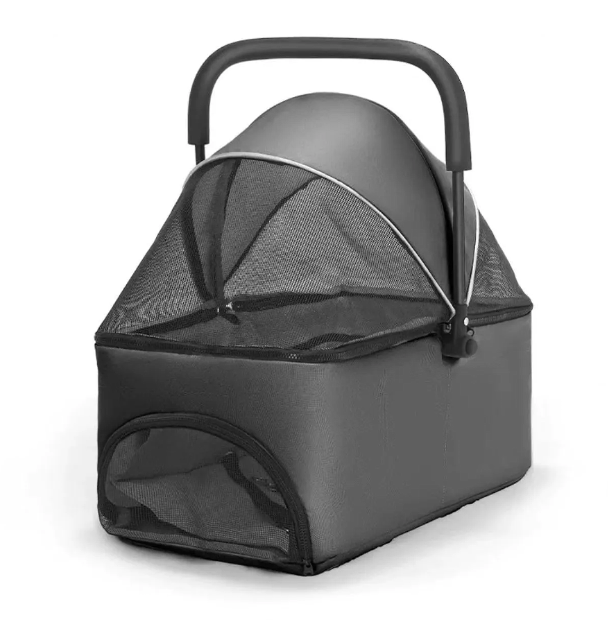 Beihako Pet Cat Dog Small Dog Basket Bag Cage Air Box Cat and Dog Supplies Handheld Car Foldable