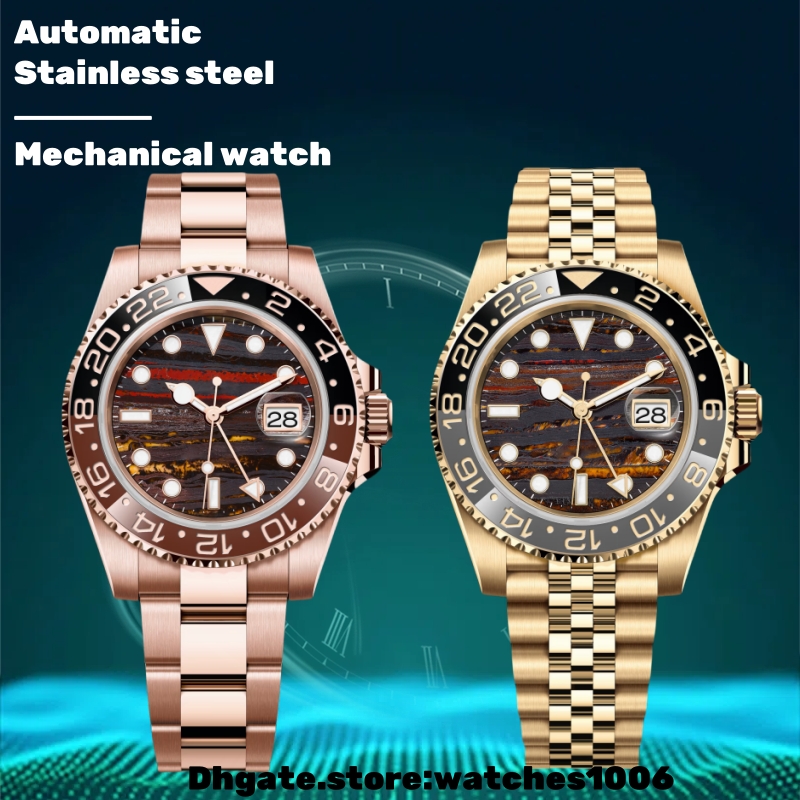 Luxury watch Mens watch Automatic Mechanical Watches Designer GMT Watches 40MM High quality Sapphire watches Luminous waterproof watches Stainless steel watches