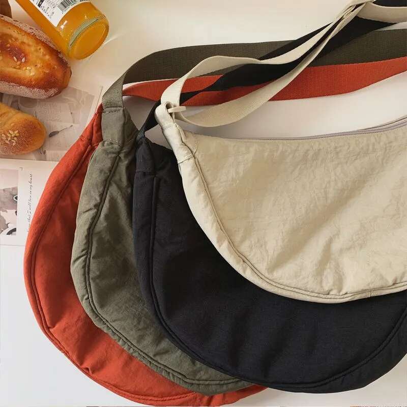 Simple And Lightweight Small Crossbody Nylon Cloth Dumpling Women S Versatile Shoulder Bag Waterproof Cl