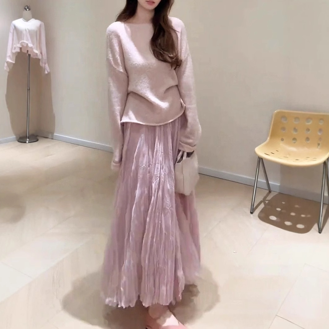 JA225 Summer new product inner bottoming skirt black age-reducing fairy skirt dress
