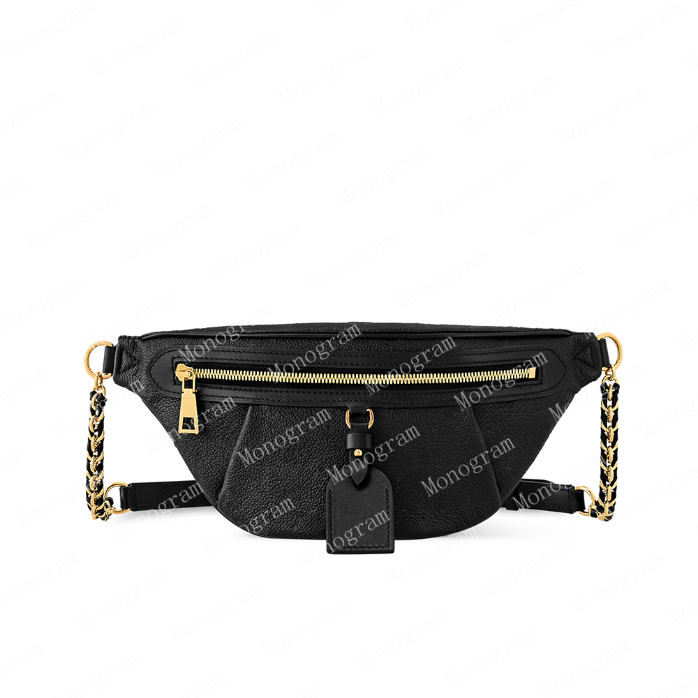 2025 High Rise Bumbag Designer Waist Bag Fanny pack Brown Flower Mens Bags Leather Crossbody Purses 46784 46837 14353 #LHR-01