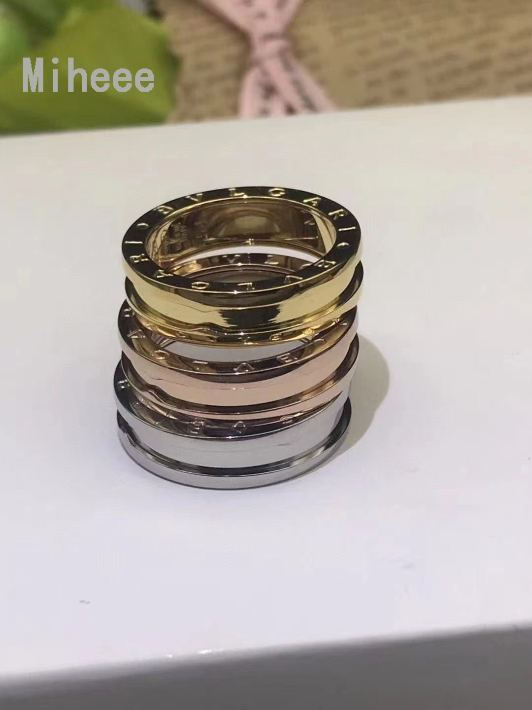 New Designer ceramic ring Giftring Titanium steel silver love ring men and women rose gold jewelry for lovers couple rings gift size 5-12 m103