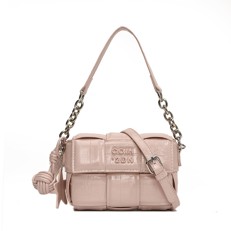 Designer Bag Luxury Bag Bestselling Chain Accent Square Convertible Shoulder Bag Shoulder Crossbody Purse