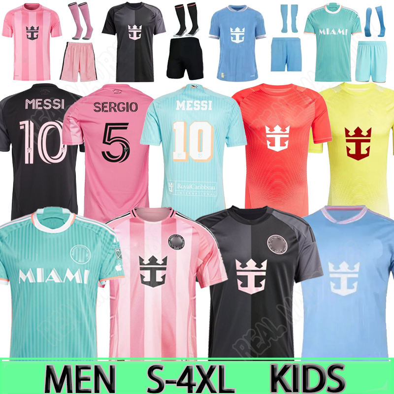 SUAREZ MESSIS Interes Miamis CF 2025 Soccer Jerseys 2024 25 3rd Player Fans version shirt Baby Matuidi Women 25 26 football men kit kids equipment 3XL 4XL