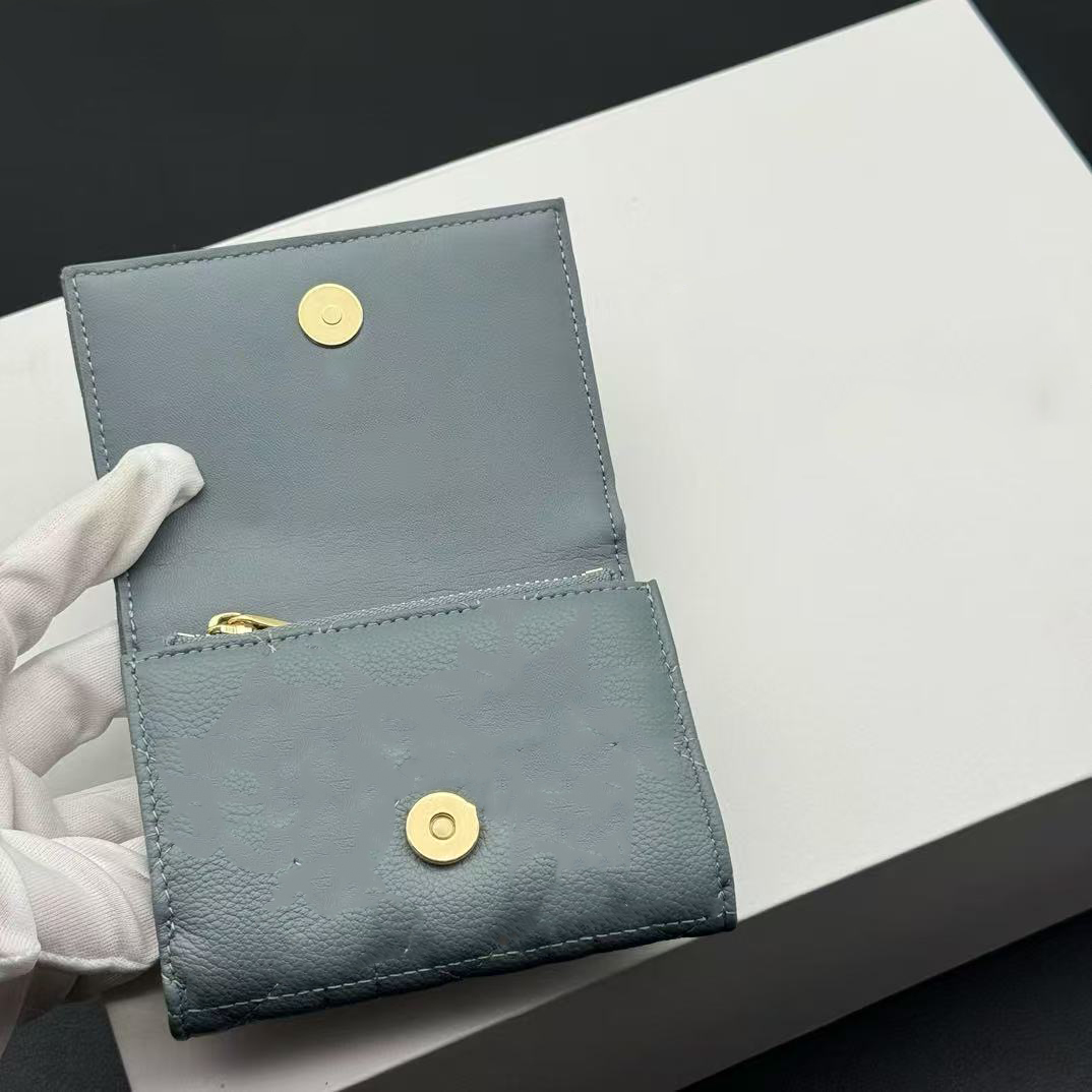 2025 new luxury designer wallet fashion handbag wallet card clip box dustproof bag