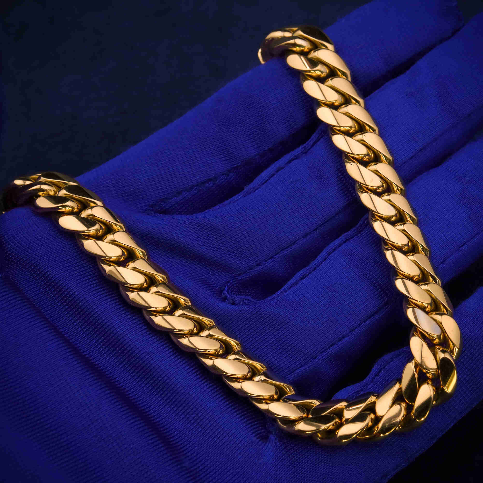 Customized Iced Out Jewelry Gold and Silver Plating Moissanite Hip Hop Silver Moissanite Cuban Link Bracelet Cuban Chain