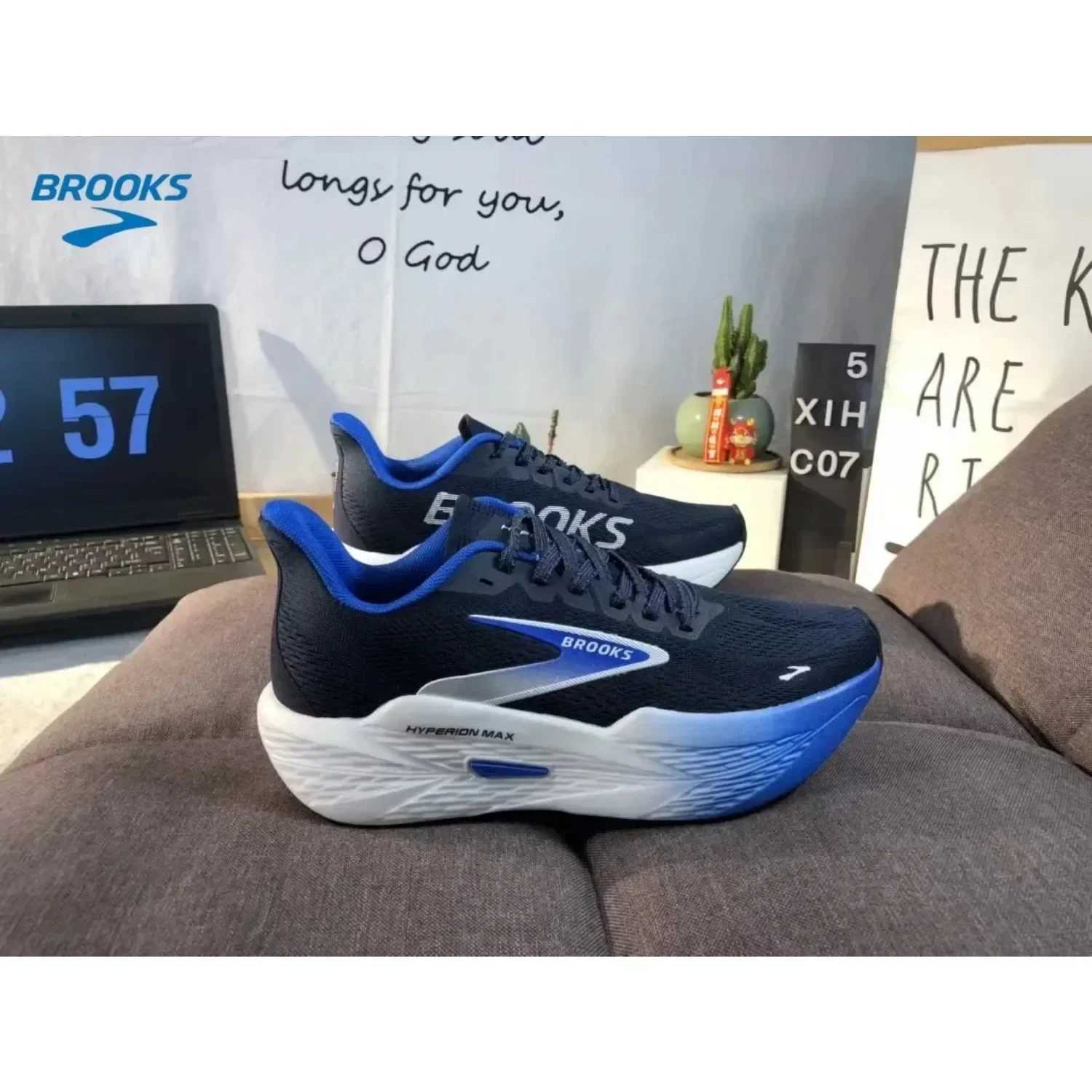 Brooks Womens Hyperion 2 Neutral Running Shoe Blue Shoes for Men Mens tennisC250510