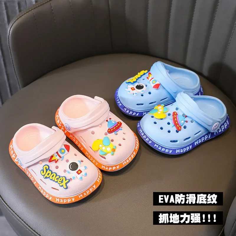 Kids Sandals Hole Childrens Shoes Slippers Soft Anti-Skid DIY Design Hole Baby Shoes Sandy Beach For Boys Girls Z250510-1