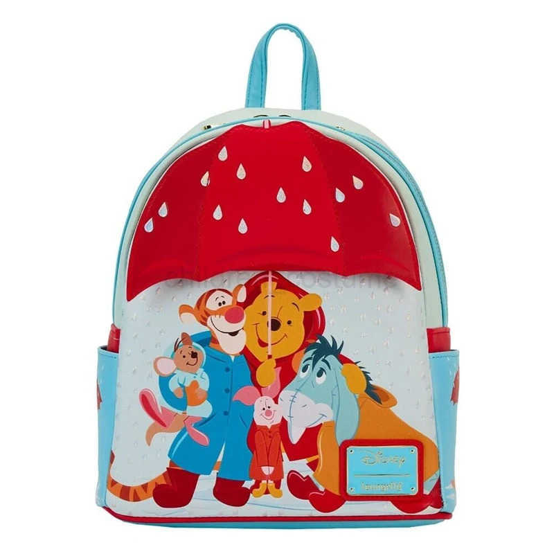 Disney Loungefly Winnie The Pooh Triple Pocket Mini Backpack W20250510