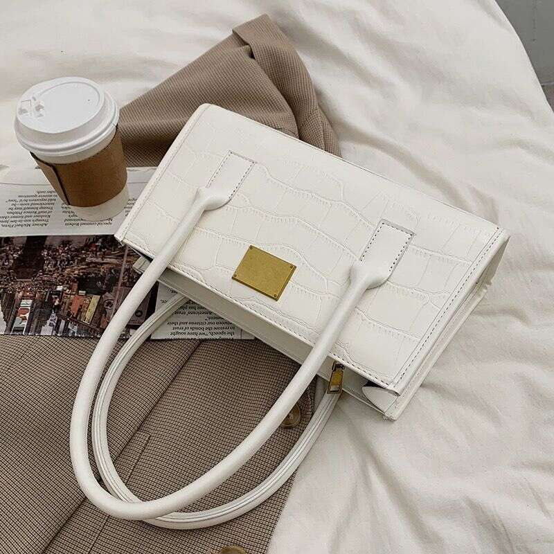 Fashion Women's Large Capacity 2025 New Trendy Versatile High end Western Style Single Shoulder Underarm Small Square Bag