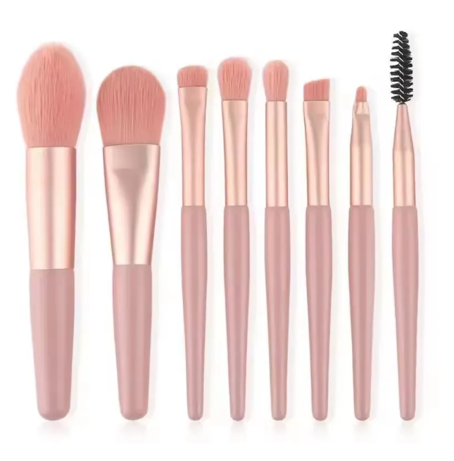 8pcs Professional Makeup Brush Set Cosmetic Powder Eye Shadow Foundation Blush Blending Concealer Beauty Make Up Tool Brochas