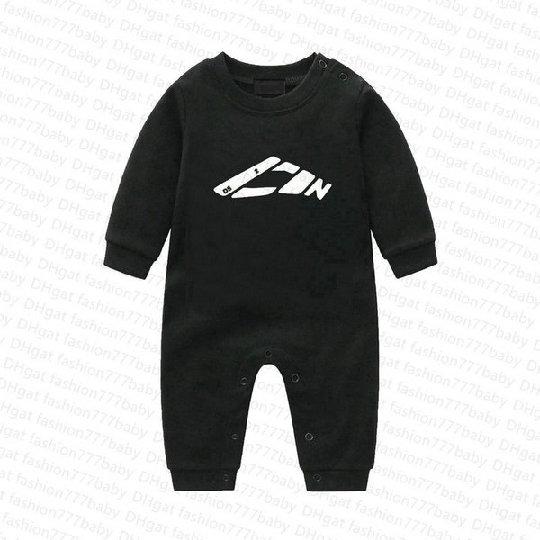 In stock newborn kids Rompers baby Boys girls Fashion designer print luxury pure cotton Sweat comfort high quality jumpsuit children Clothing