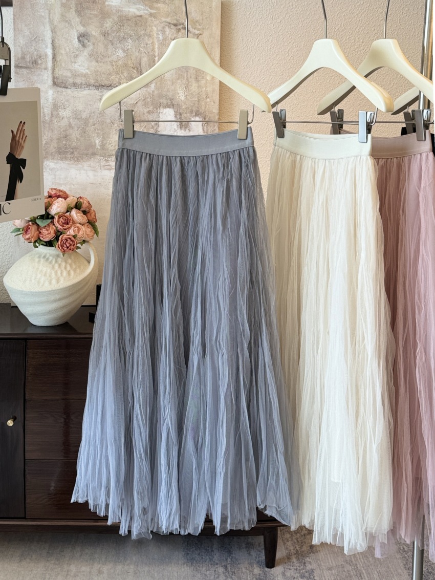 JA225 Summer new product inner bottoming skirt black age-reducing fairy skirt dress
