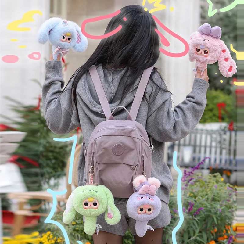 Baby Three Magic Mirror Series Blind Box Plush Toy Doll Makeup Mirror Ornament Anime Peripheral Mysterious Box Practical GiftsT250510