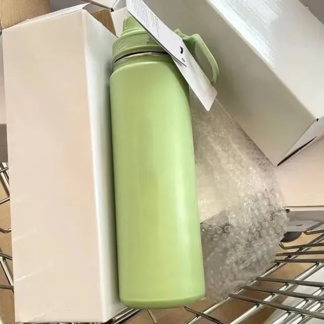 Mugs US Stock Water Bottles 710ml Tumbler Insulated Cup Sports Bottle Stainless Steel Pure Vacuum Portable Leakproof Outdoor