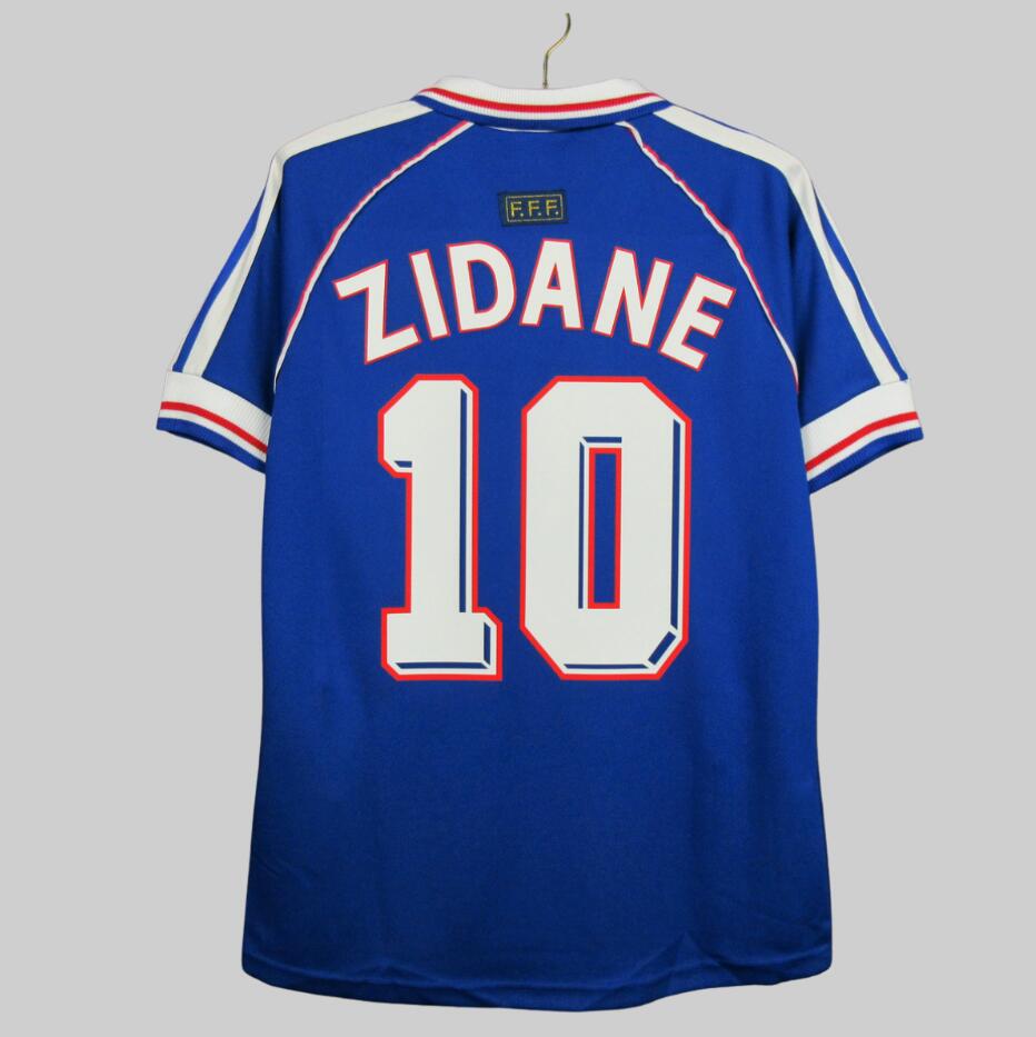 1998 French Club retro soccer jerseys 1982 84 86 90 96 98 00 02 06 18 ZIDANE HENRY MAILLOT DE FOOT football shirt REZEGUET DESAILLY Classic Vintage ki
